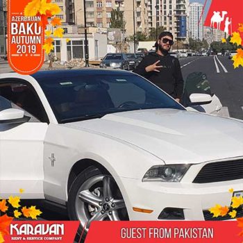 Famous Pakistani singer Abdullah rented a Ford Mustang