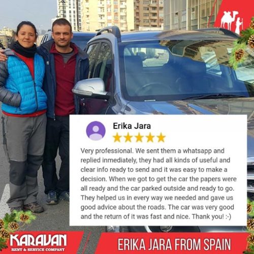 Erika Jara Adlı Müştərimizdən Müsbət Rəy