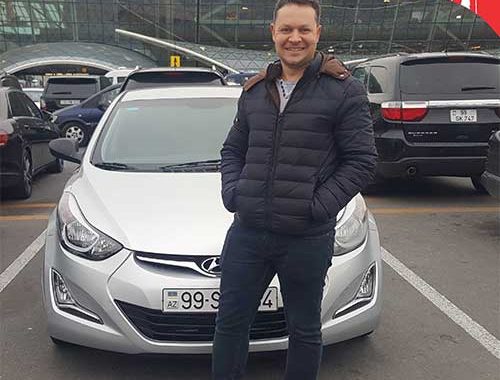 Alexander A Guest From Russia Came To Baku To Visit His Relatives. He Chose Our Company As The Best In The Field Of Car Rental In Baku. Alexander Left His Choice And Rented A Hyundai Elantra 2015. He Was Very Pleased With His Choice And The Service Of Our Company.