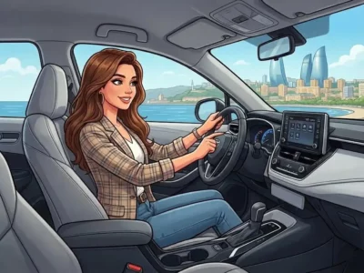 Car Rental In Baku For Female Drivers, Аренда авто в Баку для женщин-водителей, Bakıda Qadın S&uuml;r&uuml;c&uuml;lər &uuml;&ccedil;&uuml;n Avtomobil Icarəsi