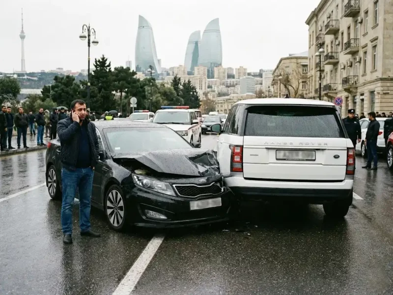 Я попал в аварию в Баку — вот что нужно делать по закону, I Had An Accident In Baku — What To Do According To The Law, Bakıda Qəzaya Düşdüm — Qanuna Görə Nə Etmək Lazımdır