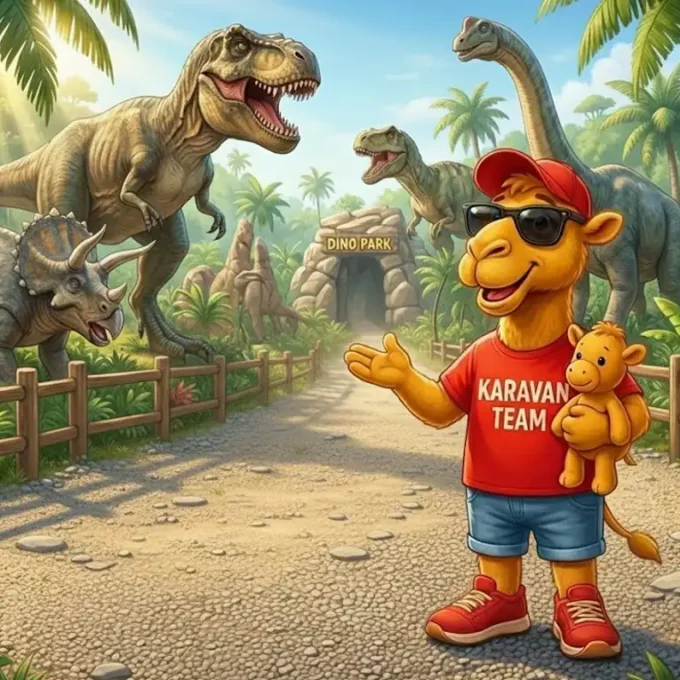 Дино парк в Баку, Dino Park In Baku, Bakıda Dino Park