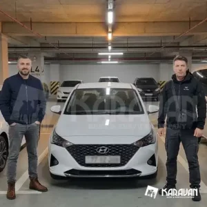 Hyundai Accent: Aleksey Budapeştdən Karavan Rent A Car Ilə Bakıda