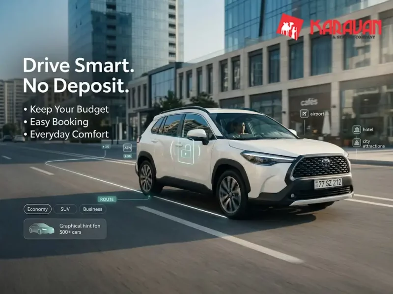 Car Rental Baku Without Deposit, No Deposit Car Hire Baku, Rent A Car No Deposit Baku
