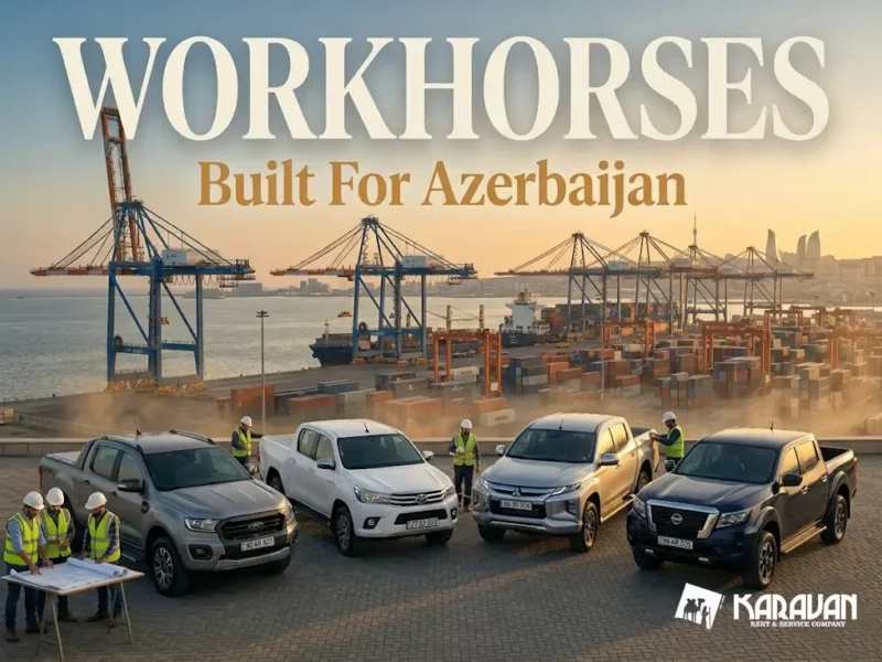 Pickup Truck Rental In Baku: Cargo Bed And All-Wheel Drive