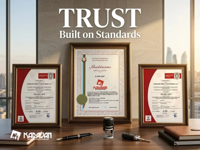 Registered Trademark KARAVAN: What It Means For You As A Client Renting A Car In Baku