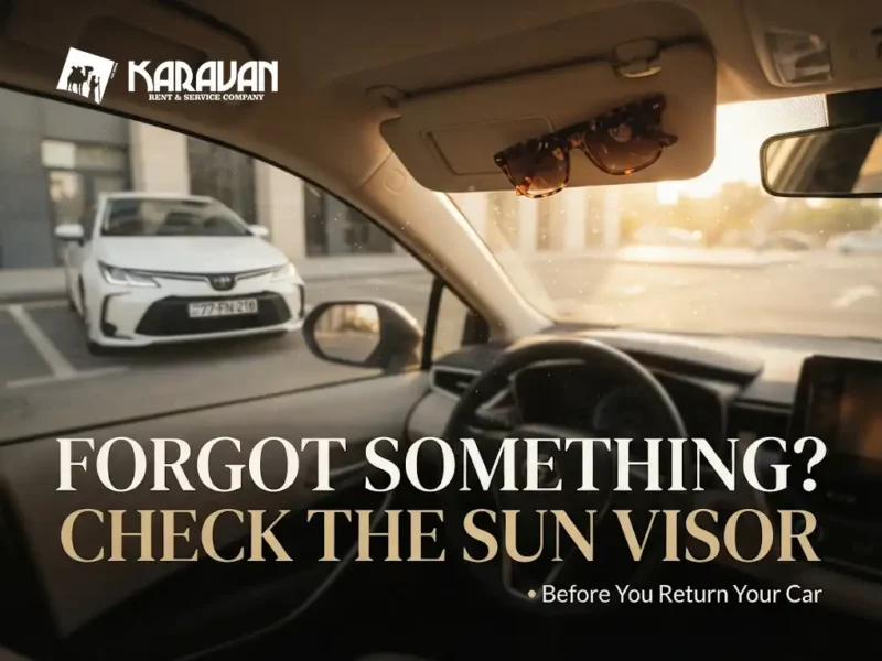 Forgotten In The Car: Top 5 Items Tourists Leave Behind Most Often