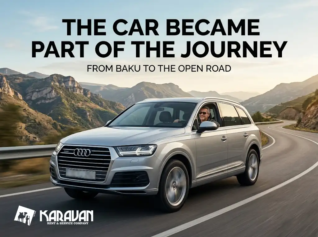 A step-by-step breakdown of car rental in Baku with exact timing: booking, documents, prepayment, deposit, and return. The real process at Karavan Rent A Car in Baku &mdash; car rental in Azerbaijan on a concrete example.