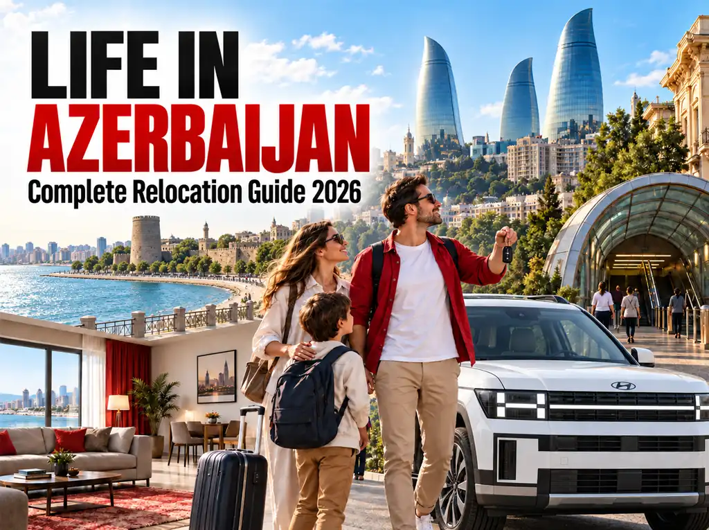 What life in Baku actually costs, how long a residence permit takes, why you can't get a taxi in the rain, what fuel costs, and how to spend summer by the sea with a kindergarten next door. Verified numbers, no marketing promises.