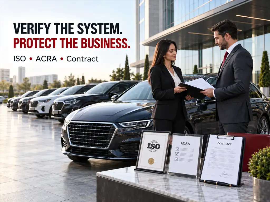 Vetting a Car Rental Supplier &mdash; ISO, ACRA White List, Contract