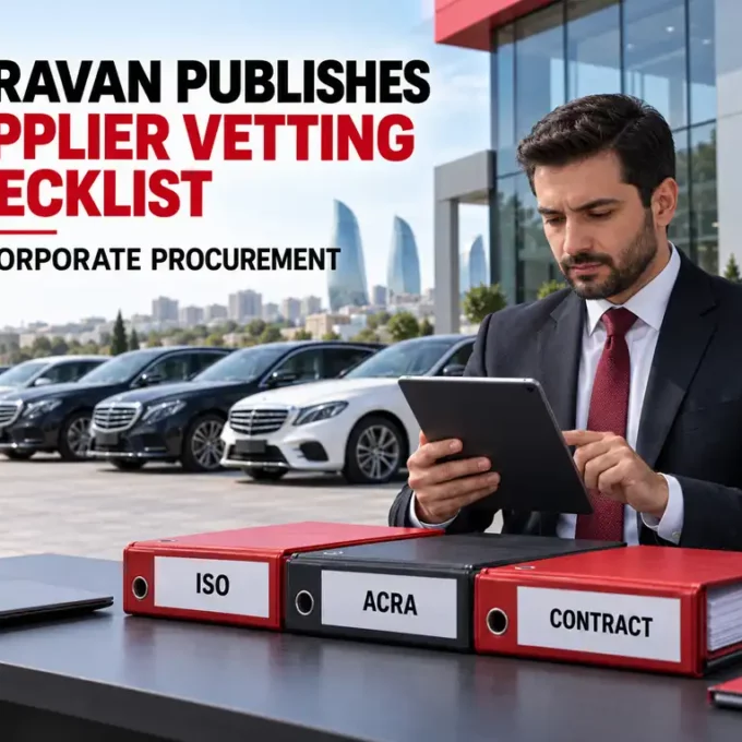 Karavan Rent A Car In Baku Publishes A Supplier Vetting Checklist For Corporate Procurement