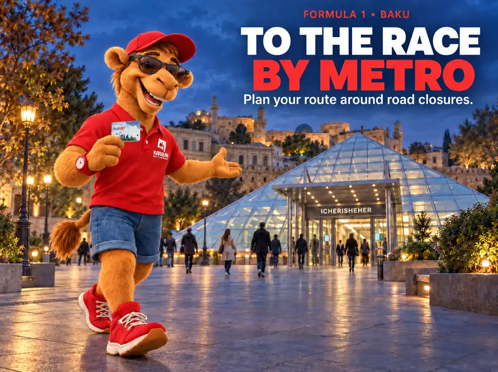 From 20 to 28 September central Baku is closed for Formula 1. Which streets are shut, when you can drive through, and how to collect a rental car if you're staying in the Old City or by the Boulevard.
