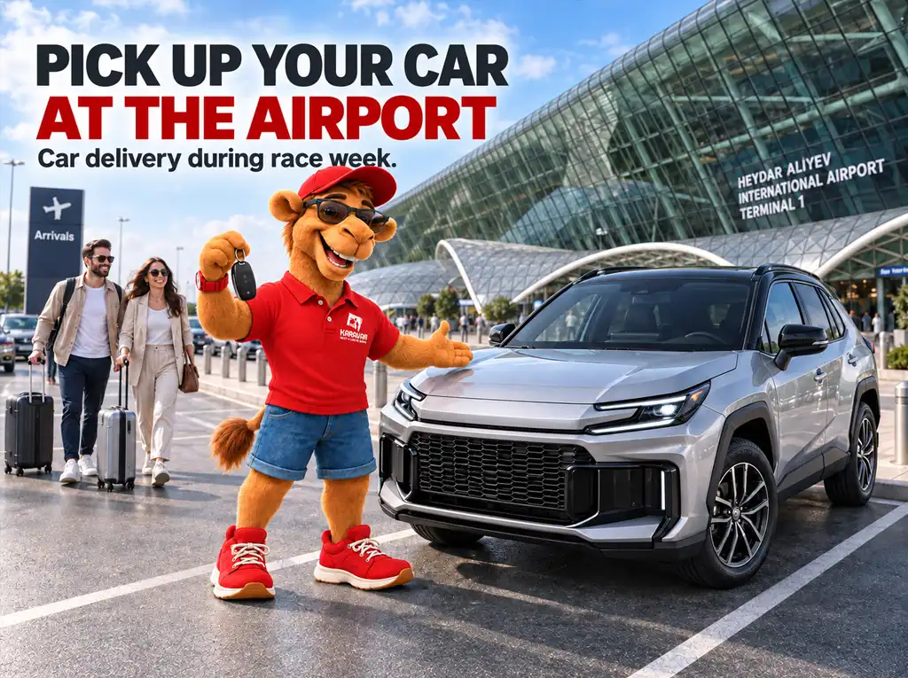 From 20 to 28 September central Baku is closed for Formula 1. Which streets are shut, when you can drive through, and how to collect a rental car if you're staying in the Old City or by the Boulevard.