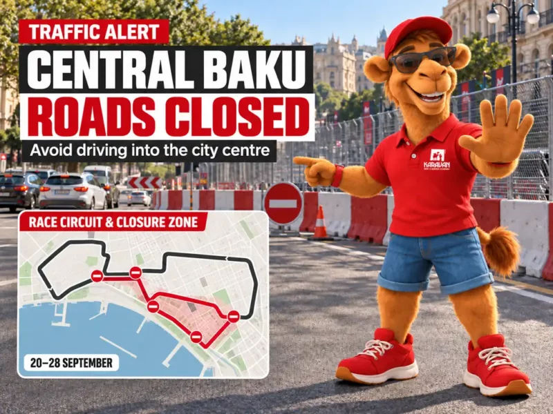 Formula 1 In Baku 2026: Which Roads Are Closed And How To Collect A Rental Car In The Centre