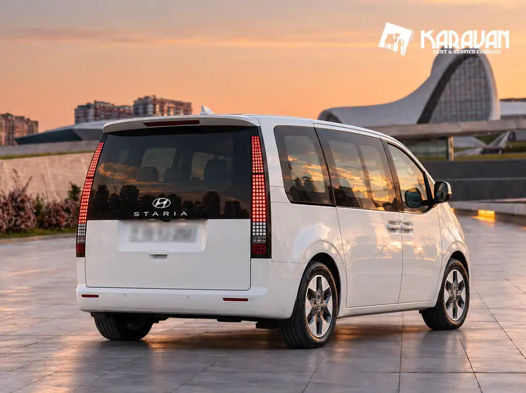 Hyundai Staria Rental in Baku for Families: 7 Seats, Luggage, Terms