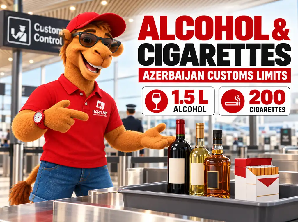 Baku Airport Customs: Alcohol and Cigarette Allowances in Azerbaijan