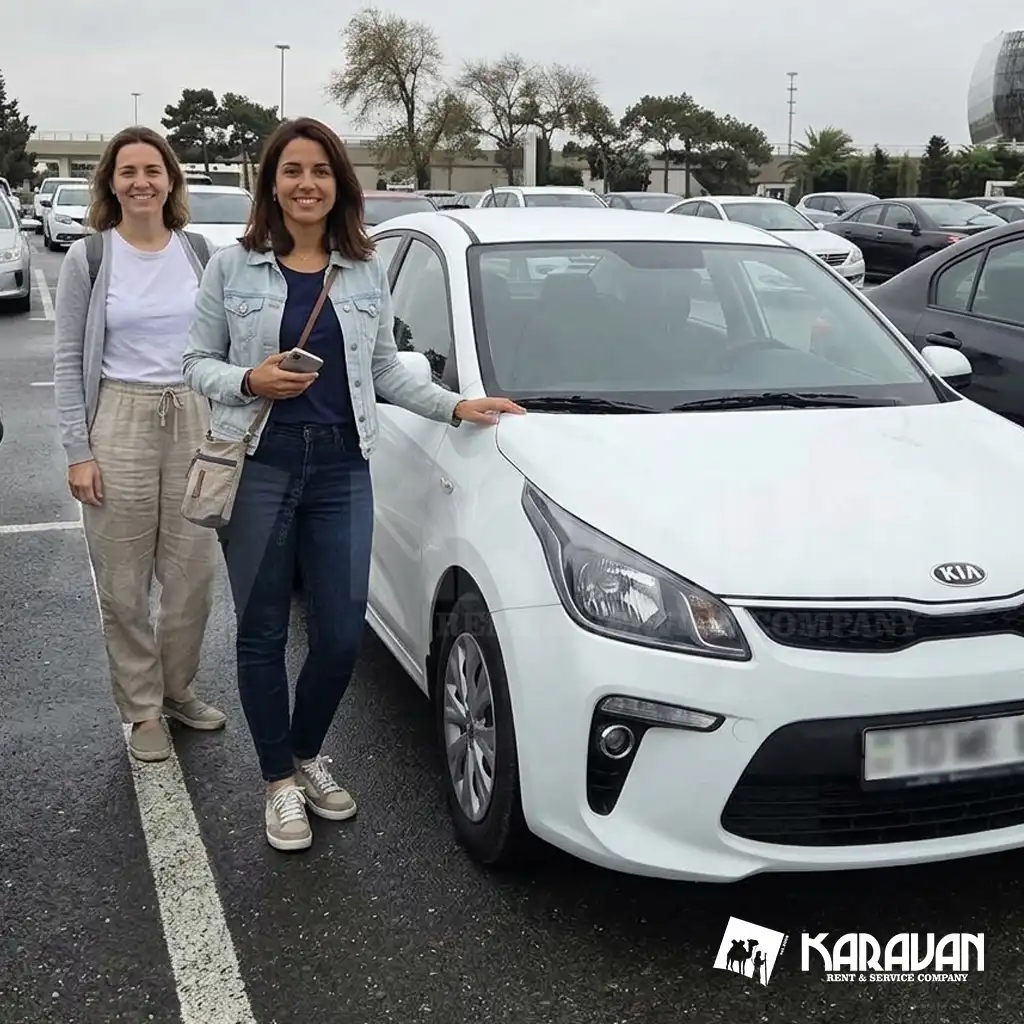 Kia Rio in Baku with delivery to the hotel: a comfortable sedan for exploring the city