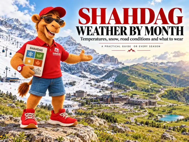 Shahdag Weather by Month – Karavan Rent A Car in Baku