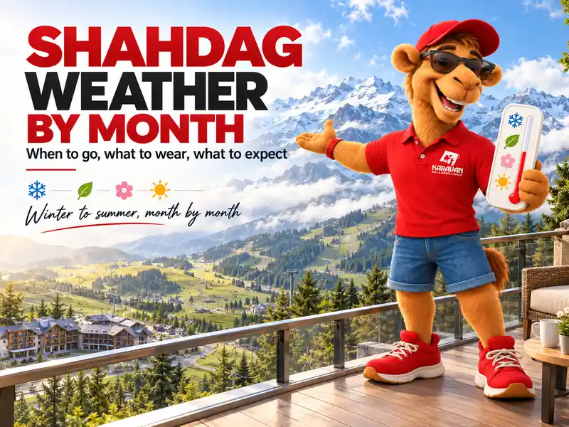 Shahdag Monthly Temperatures Guide – Karavan Rent A Car in Baku