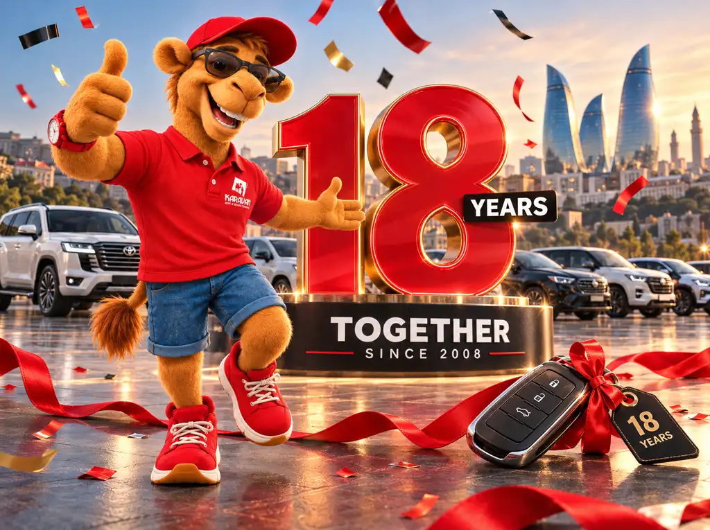 Karavan Rent A Car in Baku turns 18: 400+ cars, 10,000+ reviews, clients SOCAR, SLB, Halliburton, McDermott, ACRA chair. Our story and gifts for guests.