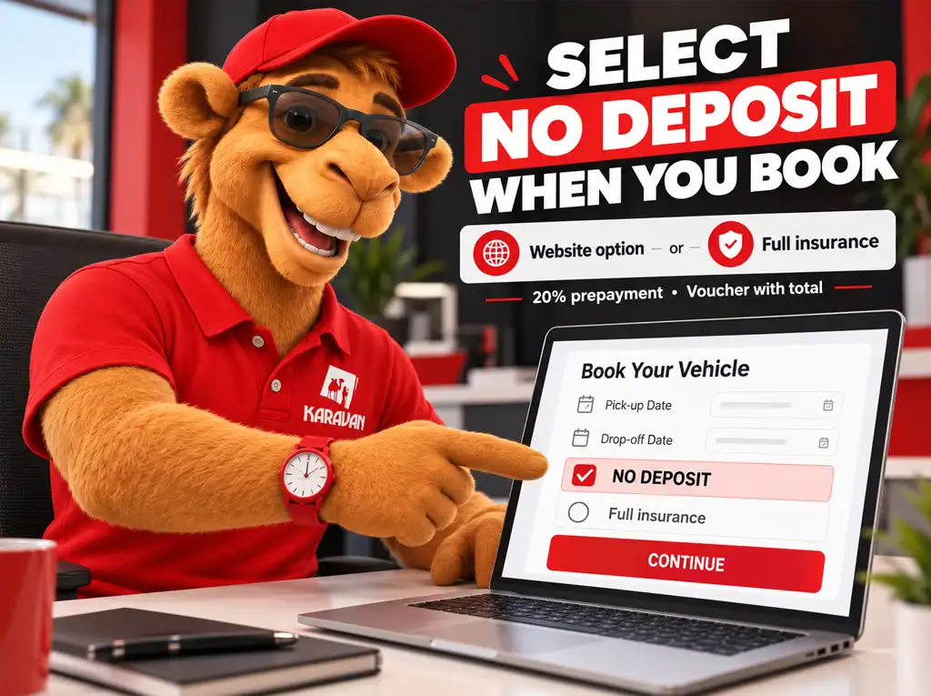 A frozen deposit is one of the most unpleasant parts of renting a car abroad. At Karavan Rent A Car in Baku you can rent a car without a deposit: when booking, choose the no-deposit option or full insurance, which cancels the deposit completely. Here's how it works.