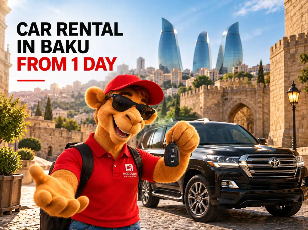 Need a car for just one day &mdash; for Gobustan, Absheron or a business meeting? At Karavan Rent A Car in Baku you can rent a car from one day at the regular rate. Here's how it works and where you can go in a day.