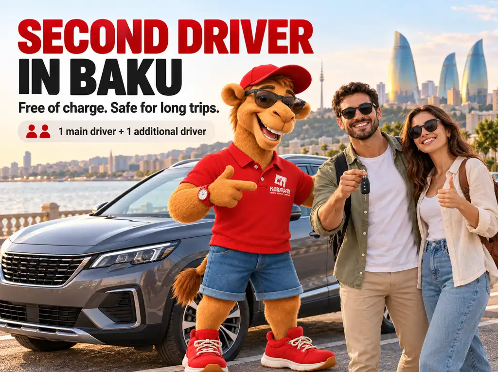 At Karavan, an additional driver is added to the contract free of charge. How to add one, what documents you need and why only listed drivers may drive.