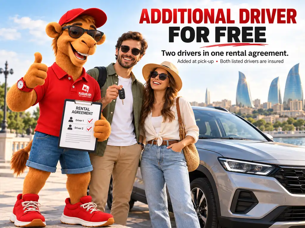 Additional Driver in a Car Rental Contract in Baku: Free, Who Qualifies and Why It Matters
