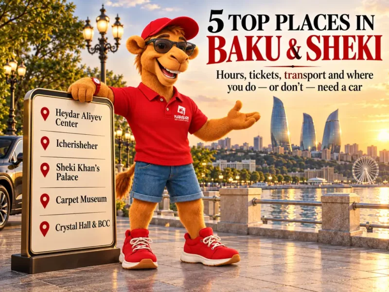 5 Top Places In Baku And Sheki: Opening Hours, Tickets, Getting There And Where You Don't Need A Car