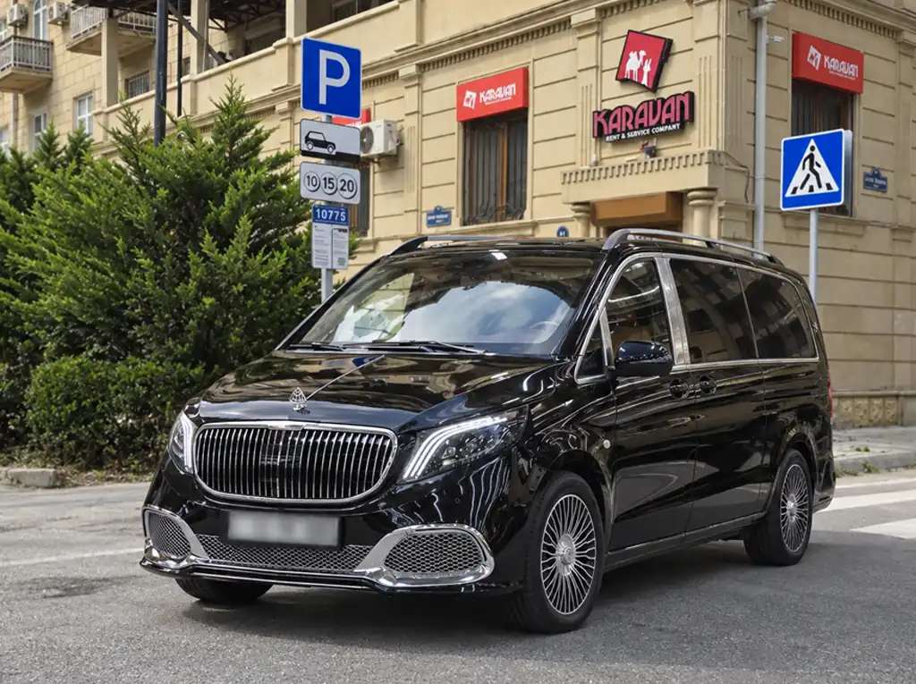 Eight Mercedes-Benz models are available from Karavan Rent A Car in Baku, from the E-Class business sedan to the Maybach, the G63 AMG and vans with 6&ndash;8 seats, and the new GLE, GLS and G63 AMG are expected. Delivery at any hour, rentals from 24 hours, a no-deposit option and a free additional driver.