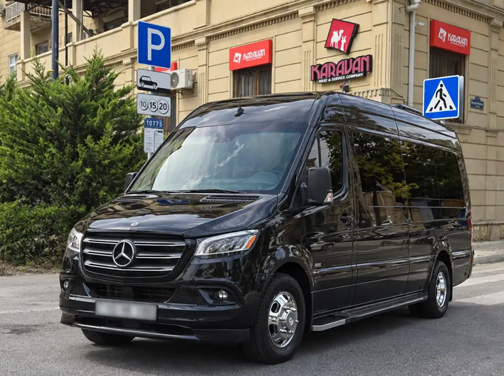 Mercedes-Benz Sprinter &mdash; a minibus for up to 20, with a driver