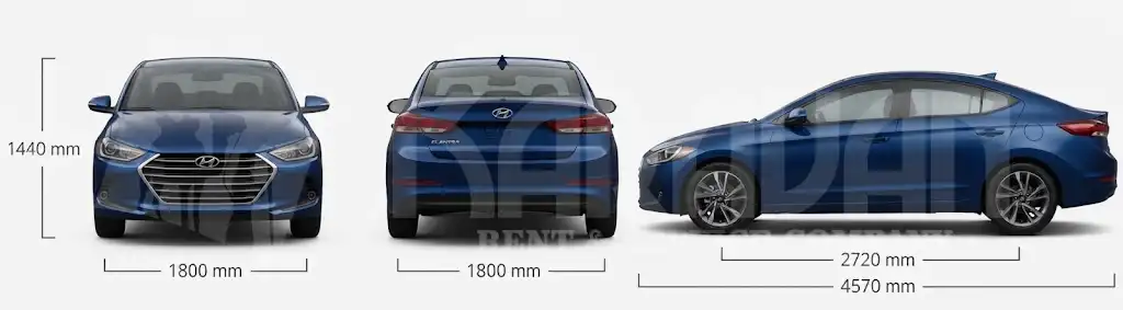 Best Hyundai Elantra 2018 Rental in Azerbaijan – Karavan Rent A Car in Baku